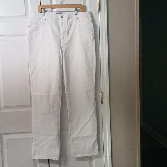 Glory Vanderbilt Amanda classic rise white original slimming jeans Sz 18L NWT - Picture 1 of 12